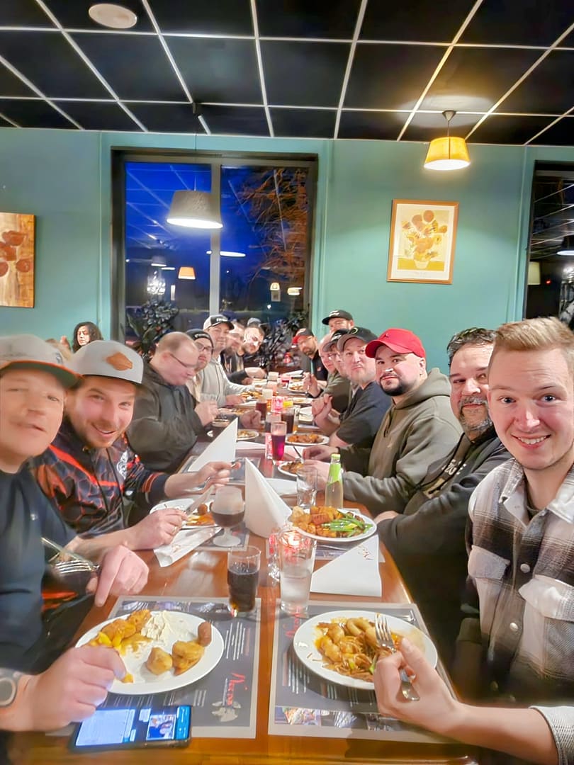 Gemütliches zusammensitzen nach dem AMS Deadbait Cup 2024