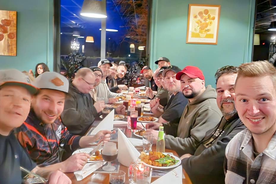 Gemütliches zusammensitzen nach dem AMS Deadbait Cup 2024